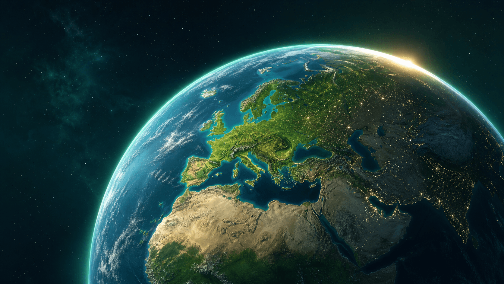 The Green Compass Living Planet globe